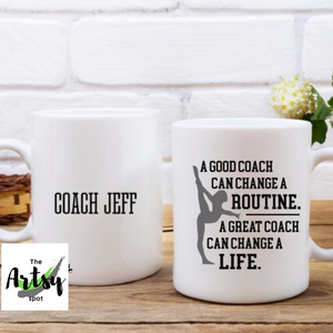 Gymnastics Coach gift, Gymnastics Coach quote coffee mug - The Artsy Spot