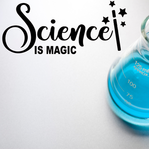 Science Decal, Science is Magic decal, Science classroom door decal with