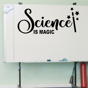 Science Decal, Science is Magic decal, Science classroom door decal with Magic theme, Science magic theme decal, Science teacher decal