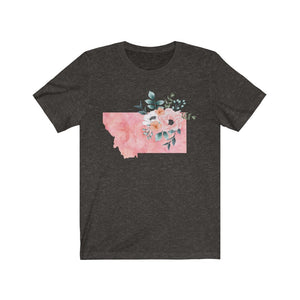 Montana home state shirt, Montana gift, Montana state shirt, watercolor state shirt