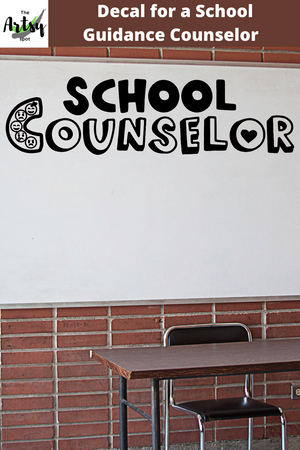 School Counselor door decal