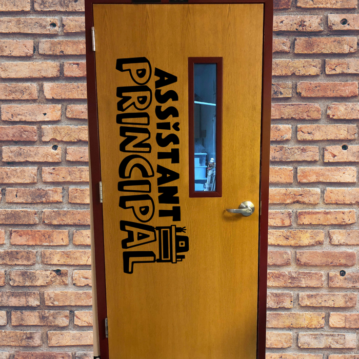 Assistant Principal Door Decal