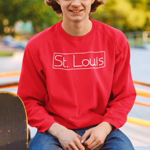 St. Louis sweatshirt, St. Louis shirt, St. Louis apparel, St. Louis gift, Saint Louis apparel, Stl Cardinals shirt