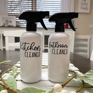 Household Cleaner Spray bottle, Kitchen bottles, Cleaning spray bottles, Modern Farmhouse Kitchen