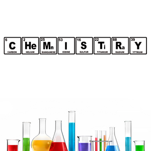 Chemistry decal with periodic table, Chemistry classroom decal