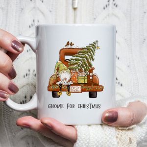 Gnome for Christmas mug, Gnome mug, Cute Christmas gift, love gnomes gift
