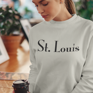 St. Louis sweatshirt, St. Louis shirt, St. Louis apparel, St. Louis gift, Saint Louis apparel, sweatshirt with st. louis
