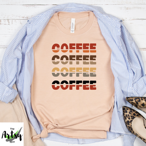 Coffee Coffee Coffee Coffee shirt, Cute Coffee t-shirt, Coffee lover tee, Coffee gift, Shirt with Coffee saying