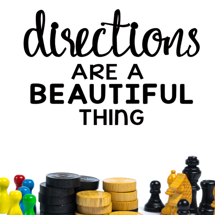 Directions are a beautiful thing decal