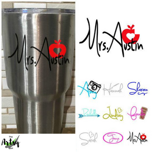 Personalized 30 Oz RTIC Tumblers. Stainless Steel Coffee Mug, Personalized  Gift Idea, Personalized Wedding Gift, Gift for Him or Her 