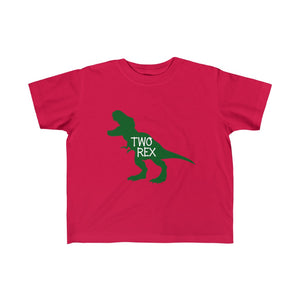 Two Rex shirt, 2nd birthday shirt, T-rex shirt for 2 year old