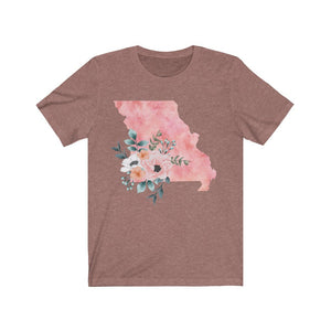 Missouri home state shirt, Watercolor Missouri shirt, Missouri state shirt