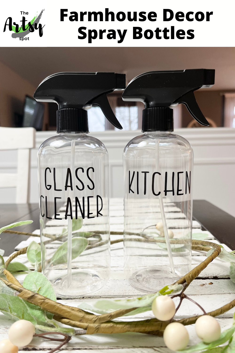 Spray bottles discount for cleaning products