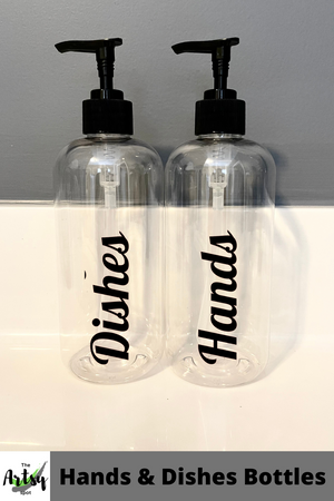  Refillable Hands and Dishes bottles, modern bathroom refillable soap dispensers 