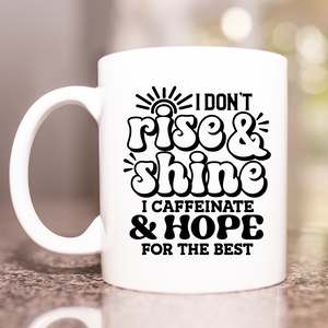 funny coffee mug for morning coffee, not a morning person gift