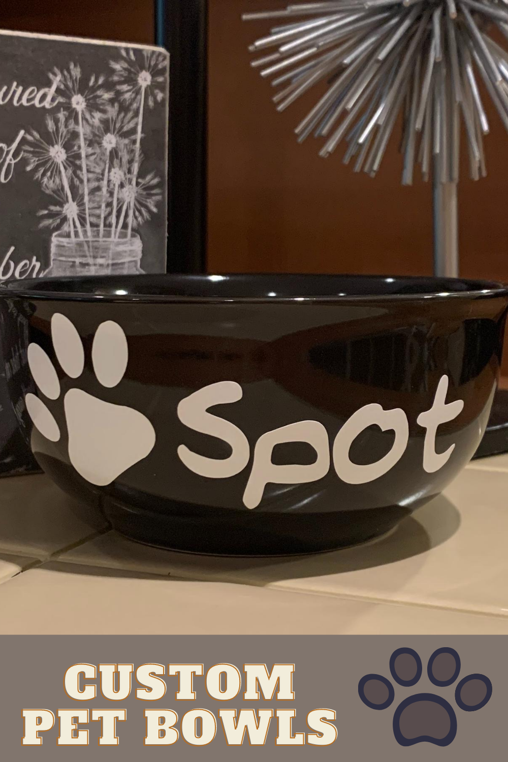 Custom cat shop bowls