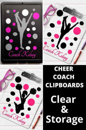 Cheerleading Coach Clipboard - The Artsy Spot