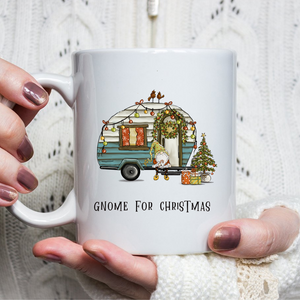 Gnome for Christmas, camper mug, Camper decor, Camper Christmas decorations