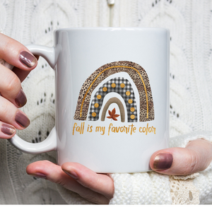 Fall is my favorite color mug for fall, 11 oz fall coffee mug, cute mug for fall, cute fall coffee cup, fall gift for a friend