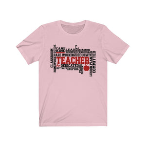 Teacher shirt with word cloud, teacher t-shirt, teacher team shirt, grade level teacher shirt, teacher field trip shirt