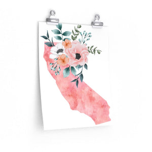 California Home State Print - The Artsy Spot