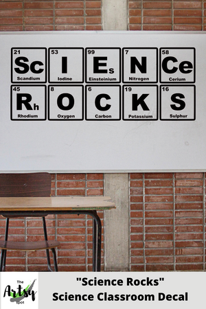 Science decal for a Science classroom decor