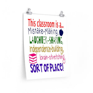 gift gift for a new teacher, poster for back to school, Classroom poster