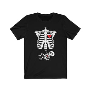 Mommy and Baby skeleton shirt, Funny Halloween maternity shirt, Halloween pregnancy shirt, Maternity Halloween shirt, funny maternity t-shirt, Maternity Halloween costume, fall baby announcement shirt, baby reveal shirt for Halloween, fall maternity shirt