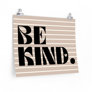 Be Kind poster, Cute Trendy Retro poster for school, Hippie Be Kind Poster for classroom decor, school office, School entryway decor