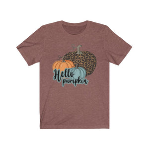 Hello Pumpkin shirt, Trendy fall t-shirt, cute fall shirt, pumpkin shirt, cute fall apparel, hello pumpkin t-shirt