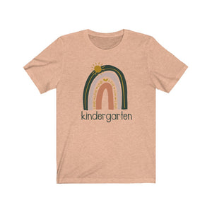 Shirt for a Kindergarten teacher Kindergarten teacher shirt, rainbow kindergarten shirt, Back to school t-shirt
