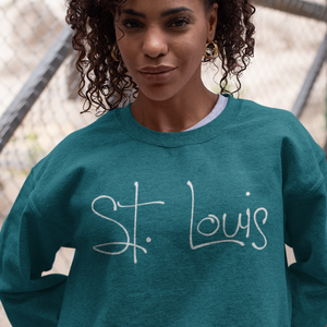 Pretty St. Louis sweatshirt,  Pretty St. Louis shirt, St. Louis apparel, St. Louis gift, Saint Louis apparel, Unisex Crewneck Sweatshirt