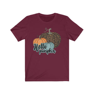 Hello Pumpkin shirt, Trendy fall t-shirt, cute fall shirt, pumpkin shirt, shirt with pumpkin