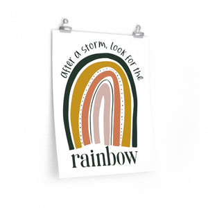 after a storm look for the rainbow, Classroom rainbow classroom decorations, bedroom rainbow decor