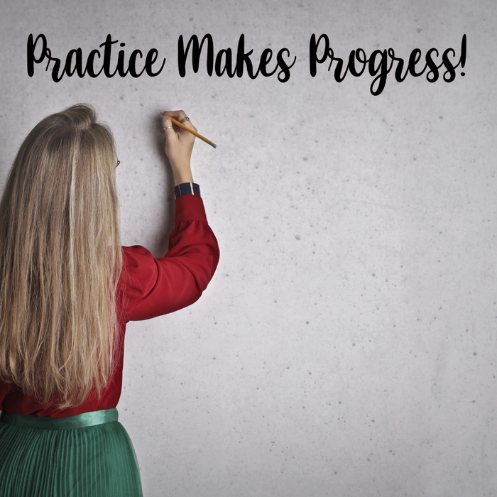 Practice makes progress wall Decal