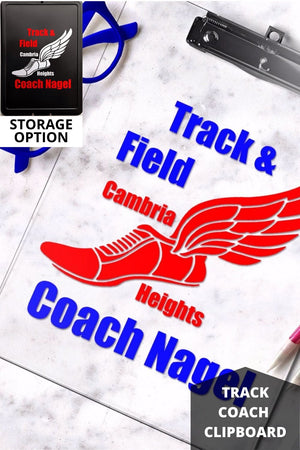 Track and Field Clipboard, Track coach gift, Pinterest image