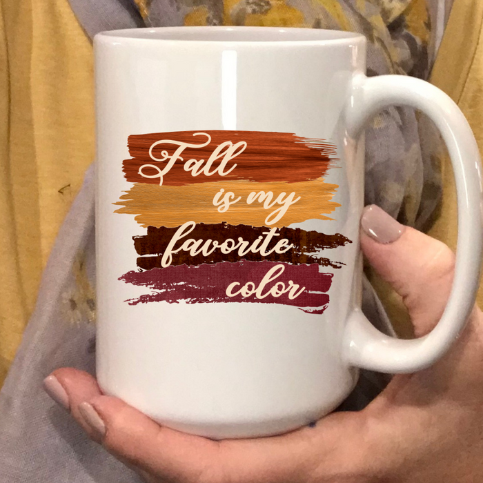 Fall is my favorite color mug