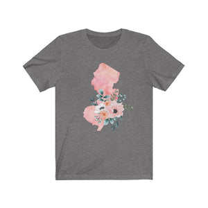 New Jersey home state shirt, Watercolor New Jersey shirt, New Jersey state shirt