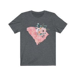 South Carolina home state shirt, South Carolina state shirt, Watercolor South Carolina shirt