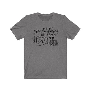 Grandchildren Fill a Space in Your Heart, Shirt - The Artsy Spot