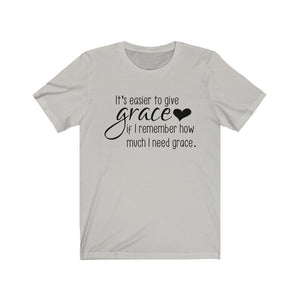 Faith based apparel, Grace quote shirt, Grace shirt