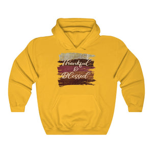 Thankful and blessed hoodie, cute fall hoodie, fall hooded sweatshirt, fall apparel, hoodie for fall 