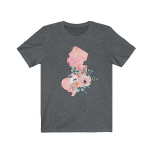 New Jersey home state shirt, Watercolor New Jersey shirt, New Jersey state shirt