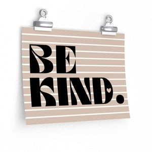Be Kind poster, Cute Trendy Retro poster for school, Hippie Be Kind Poster for classroom decor, School Principals office decor