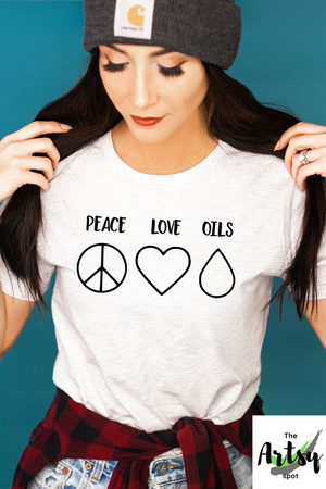 Peace Love Oils, Essential Oils shirt