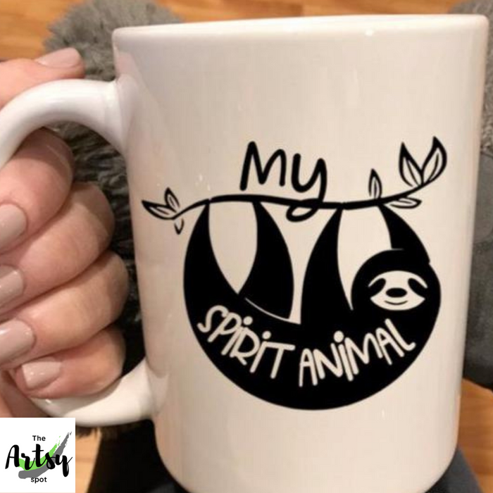 My Spirit Animal Sloth Coffee Mug