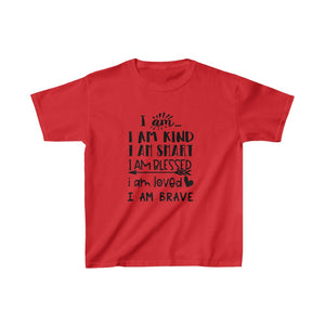 Kid's shirt with positive affirmations, The Artsy Spot