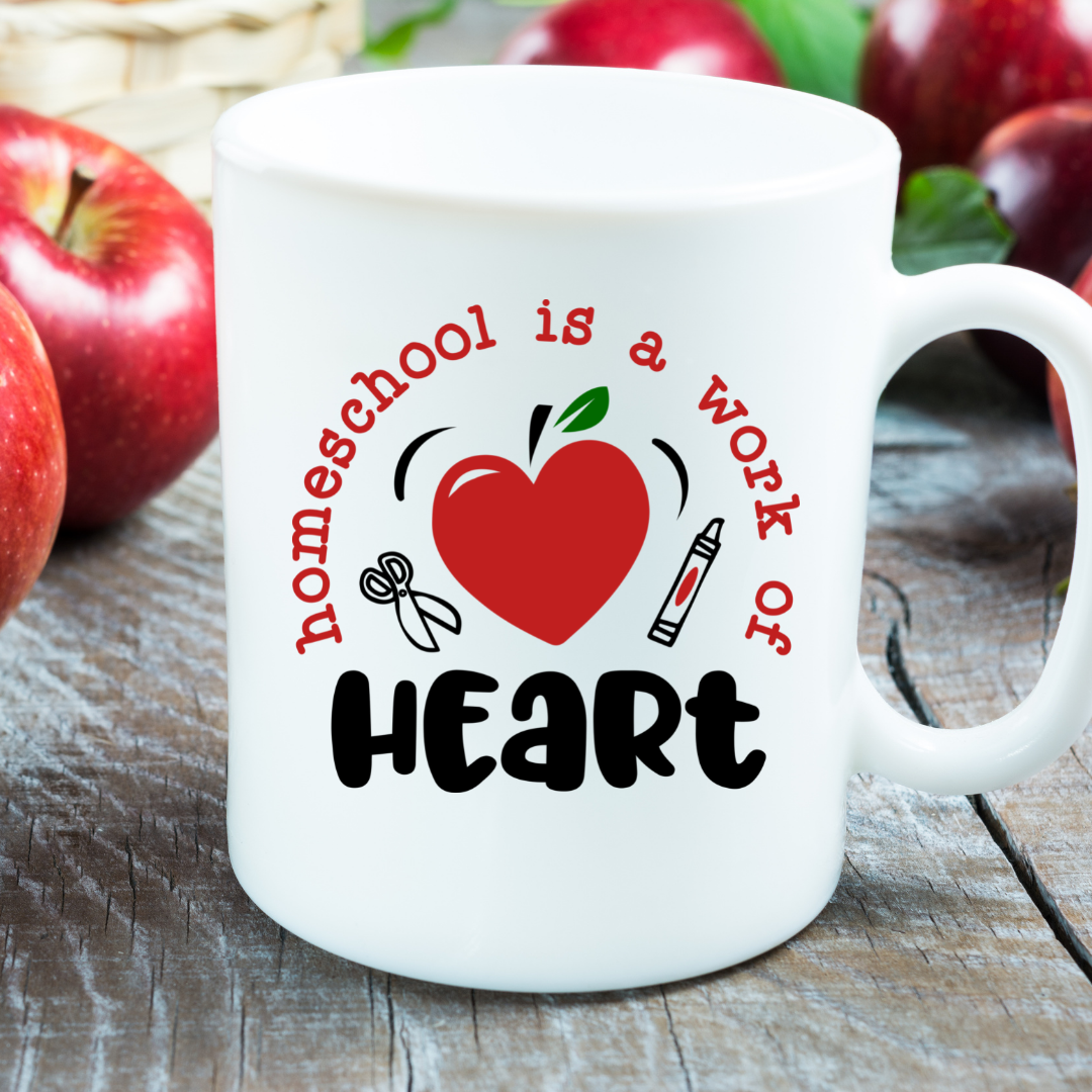 Mom Heart Mug