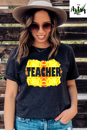 Teacher Tie Dye Shirt, Back to school teacher shirt with tie dye design, trendy teacher t-shirt, Teacher appreciation shirt