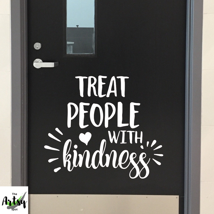 Treat People with Kindness decal